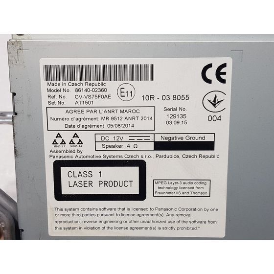 Sistema Navegacion Gps Para Toyota Auris