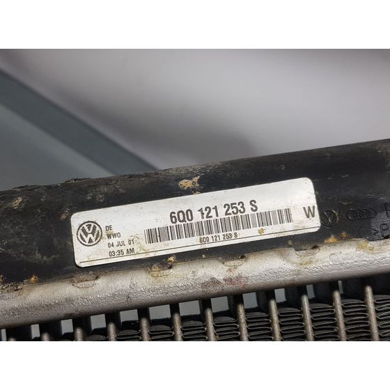 Radiador Agua Para Skoda Fabia Familiar