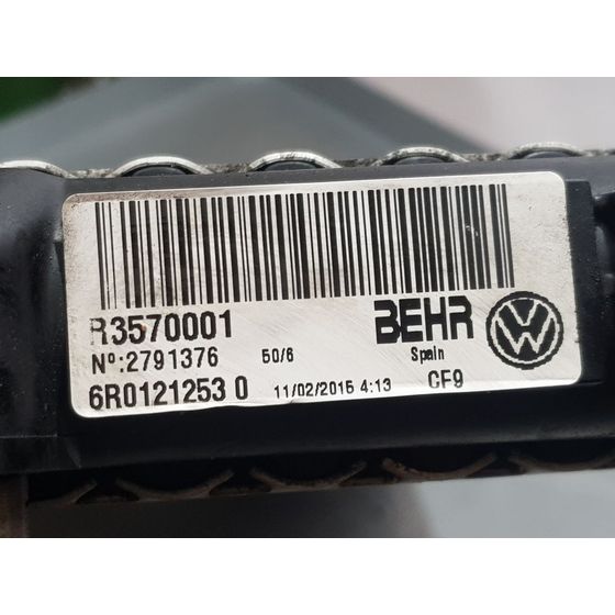 Radiador Agua Para Seat Ibiza Sc