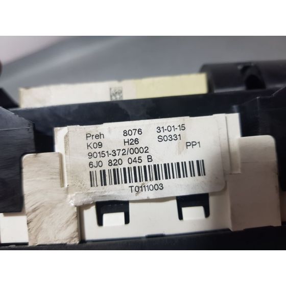 Mando Calefaccion / Aire Acondicionado para Seat Ibiza Sc (6J1)