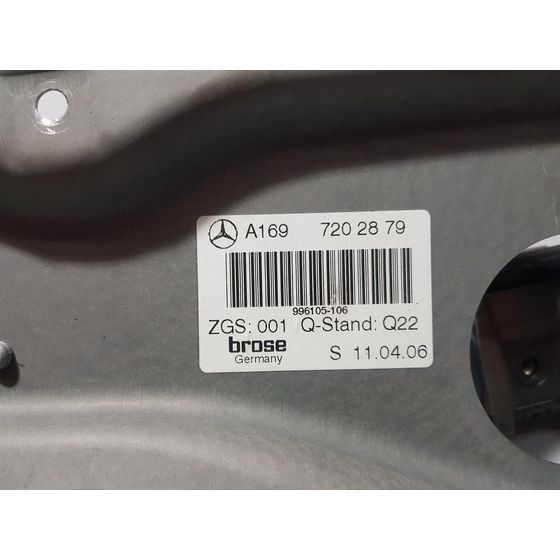 Elevalunas Delantero Derecho Para Mercedes Clase B