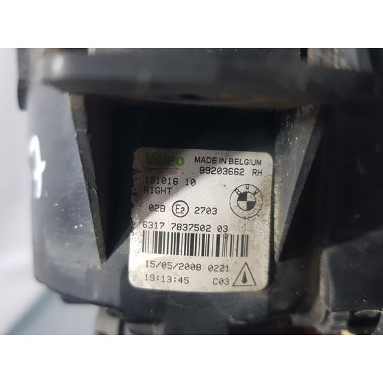 Faro Antiniebla Derecho Para Bmw Serie 1 Berlina