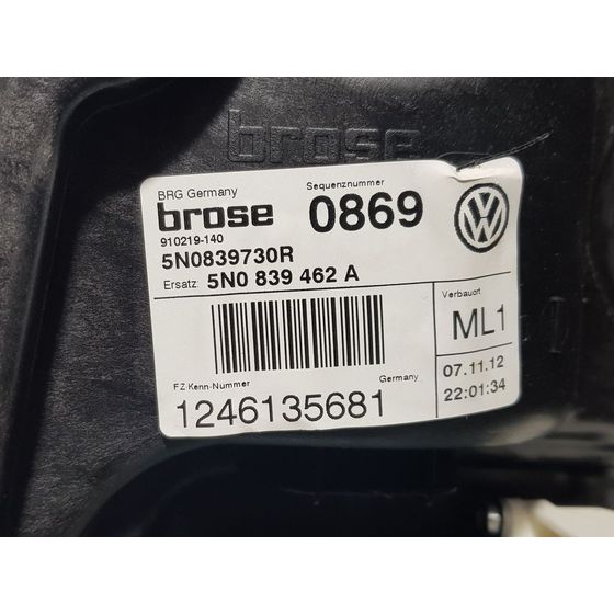 Elevalunas Trasero Derecho Para Volkswagen Tiguan