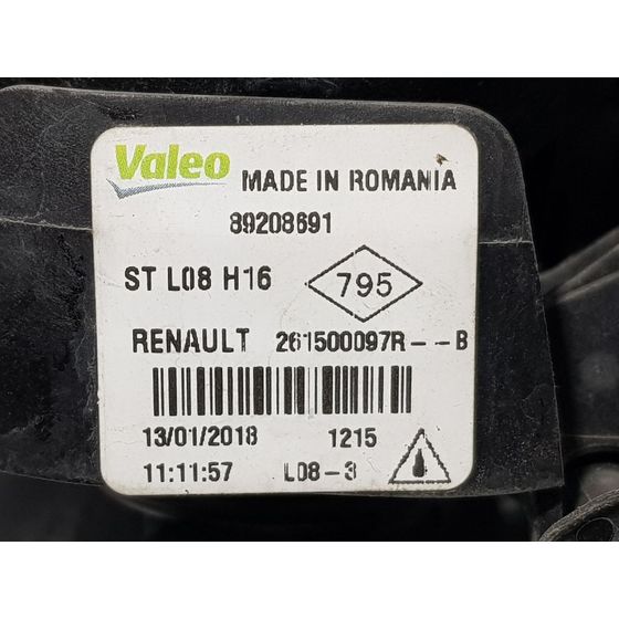 Faro Antiniebla Izquierdo Para Dacia Sandero