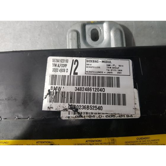 Airbag Lateral Delantero Izquierdo para Bmw X5 (E53)