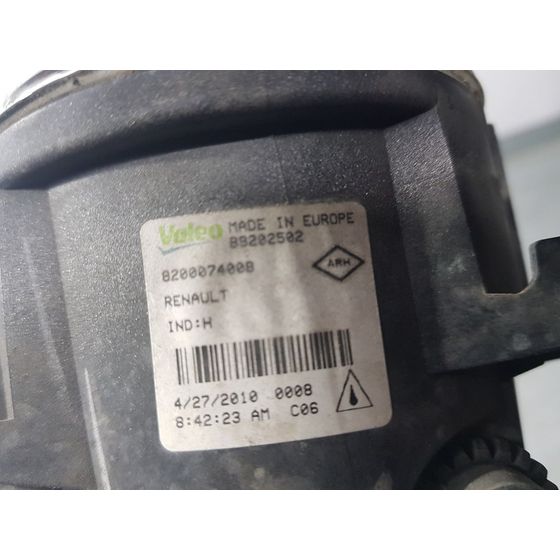 Faro Antiniebla Derecho Para Renault Scenic Iii