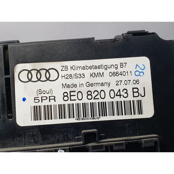 Mando Climatizador Para Audi A4 Berlina