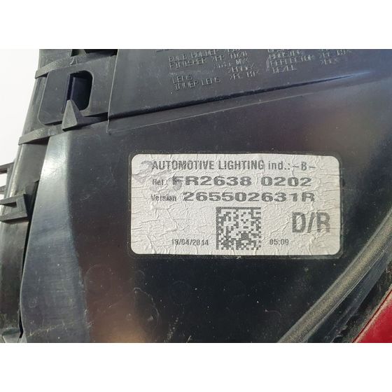 Piloto Trasero Derecho Para Renault Clio Iv