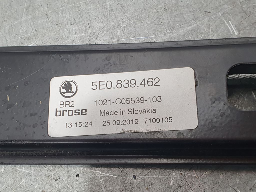 Elevalunas Trasero Derecho Para Skoda Octavia Lim.