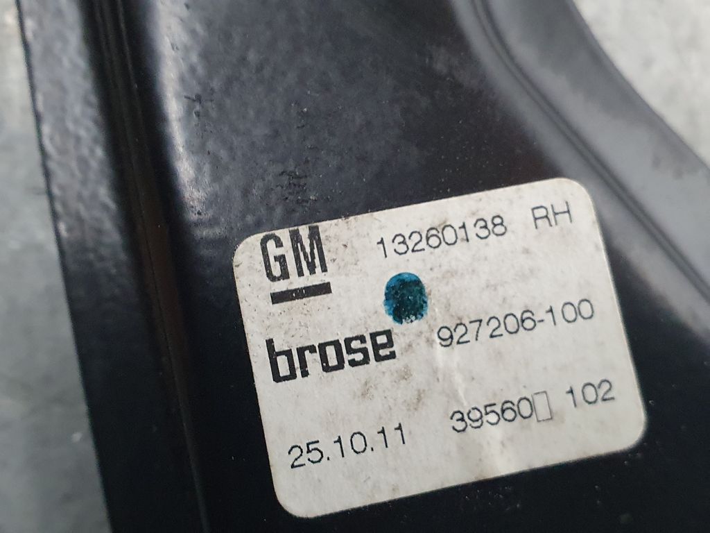 Elevalunas Delantero Derecho Para Opel Zafira Tourer