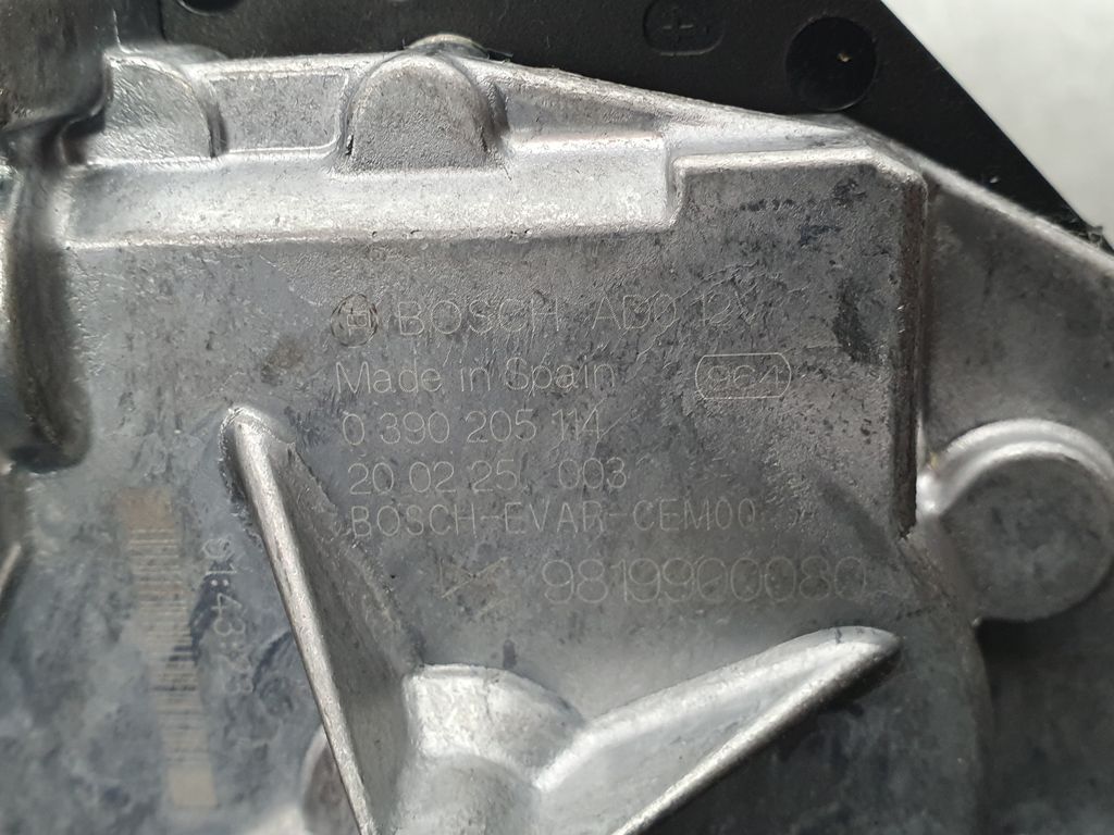 Motor Limpia Trasero Para Opel Corsa F