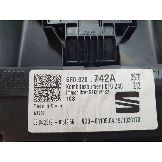 Cuadro Instrumentos Para Seat Ibiza
