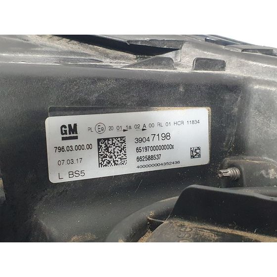 Faro Izquierdo Para Opel Astra K Lim. 5Türig