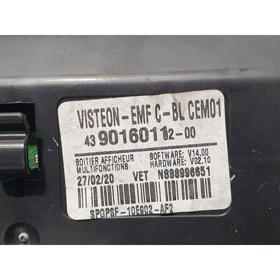 Pantalla Multifuncion Para Citroen Berlingo Furgón