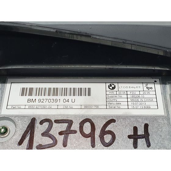 Sistema Navegacion Gps Para Bmw Serie 1 Lim.