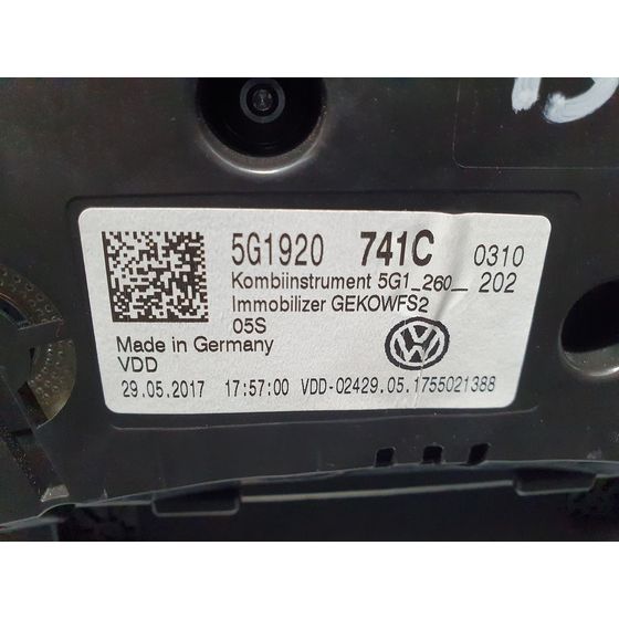 Cuadro Instrumentos Para Volkswagen Golf Vii Sportsvan