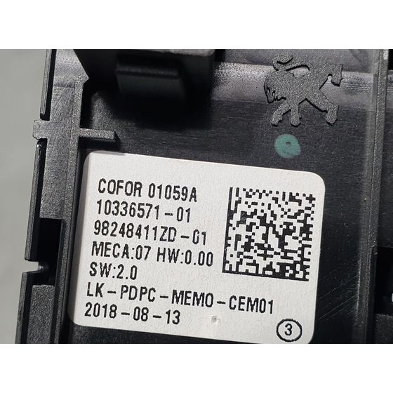 Mando Elevalunas Delantero Izquierdo Para Peugeot 5008