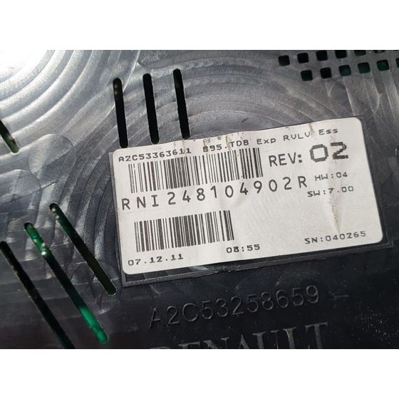 Cuadro Instrumentos Para Renault Megane Iii Berlina 5 P