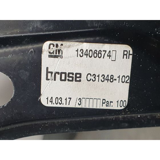 Elevalunas Delantero Derecho para Opel Astra K Lim. 5Türig