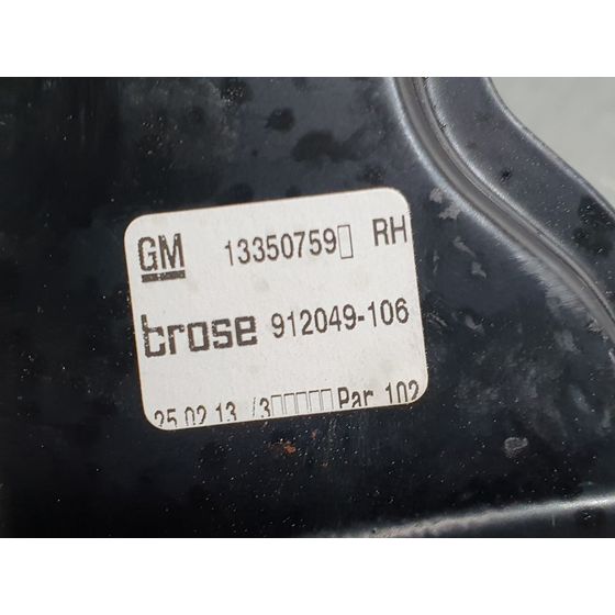 Elevalunas Delantero Derecho Para Opel Astra J Lim. 4Türig