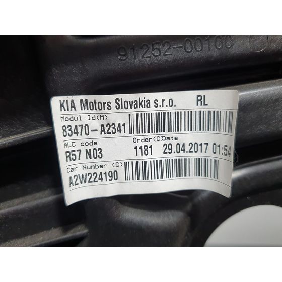 Elevalunas Trasero Izquierdo para Kia Cee'd Sporty Wagon