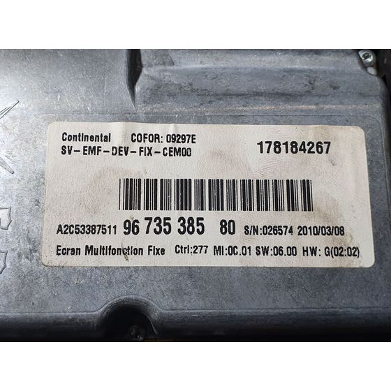 Cuadro Instrumentos Para Citroen C4 Picasso