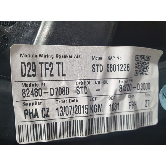 Elevalunas Delantero Derecho Para Hyundai Tucson