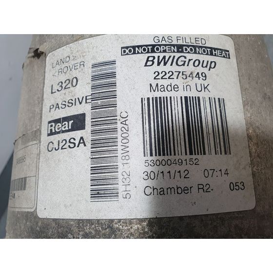 Amortiguador Trasero Derecho Para Land Rover Range Rover Sport