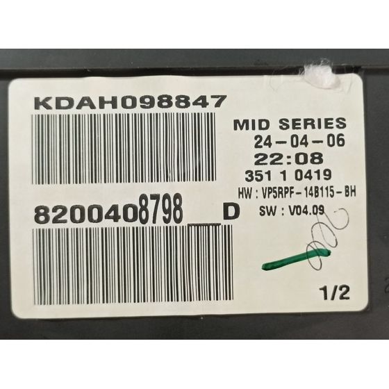 Cuadro Instrumentos Para Renault Megane Ii Berlina 5P