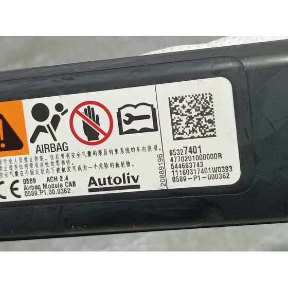 Airbag Cortina Delantero Derecho Para Opel Mokka
