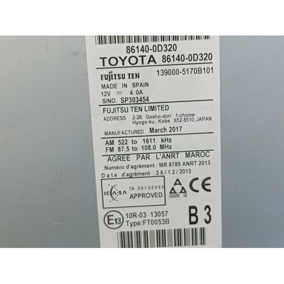 Sistema Navegacion Gps Para Toyota Yaris