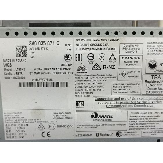 Sistema Navegacion Gps Para Skoda Superb
