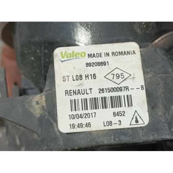 Faro Antiniebla Izquierdo Para Renault Kangoo