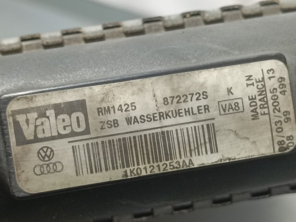 Radiador Agua Para Volkswagen Golf V Berlina