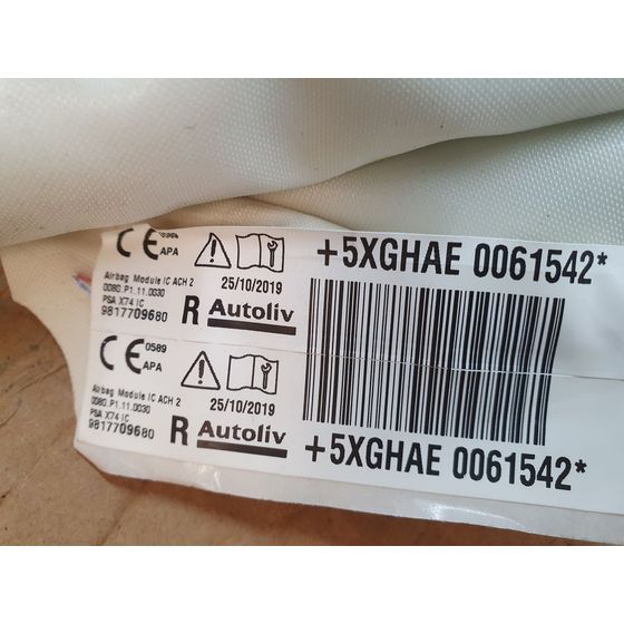 Airbag Cortina Delantero Derecho Para Ds 7 Crossback