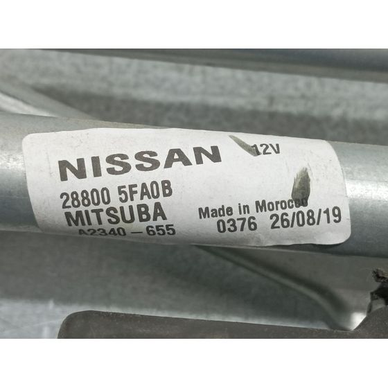 Motor Limpia Delantero Para Nissan Micra V