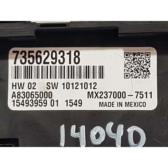 Mando Climatizador Para Fiat Nuova 500