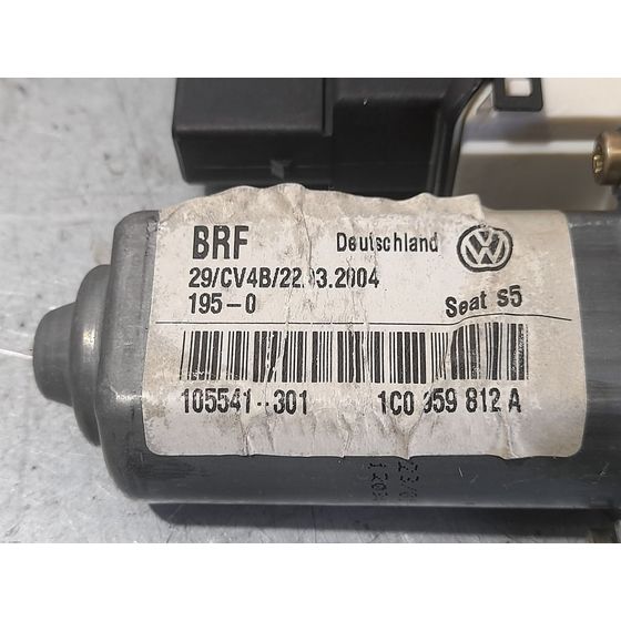 Motor Elevalunas Trasero Derecho para Seat Leon (1M1)