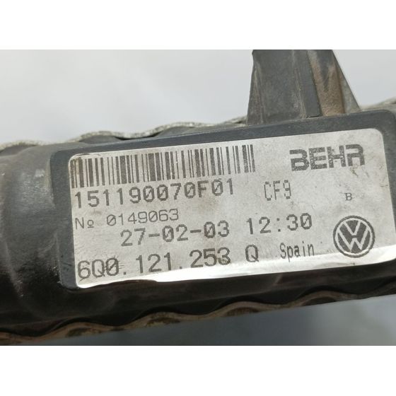 Radiador Agua Para Seat Ibiza