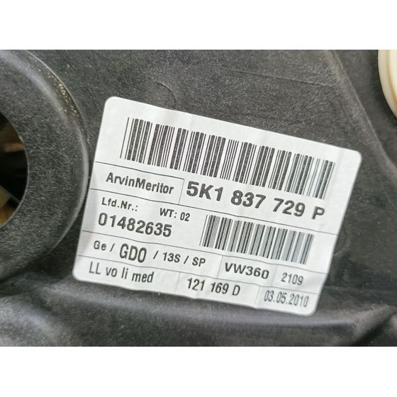 Elevalunas Delantero Izquierdo Para Volkswagen Golf Vi