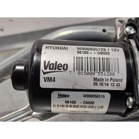 Motor Limpia Delantero Para Hyundai I20