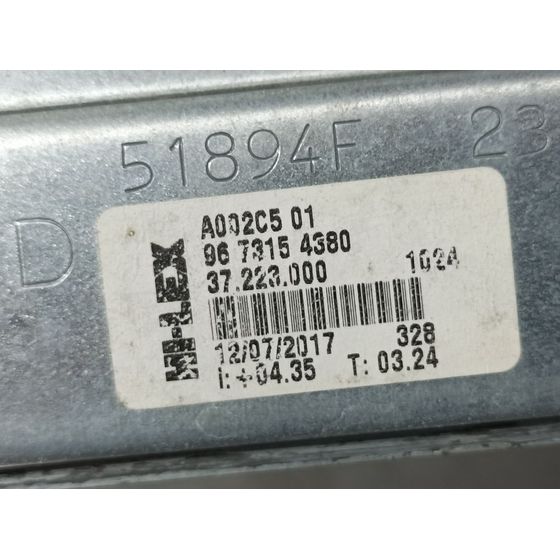 Elevalunas Delantero Derecho Para Peugeot 208