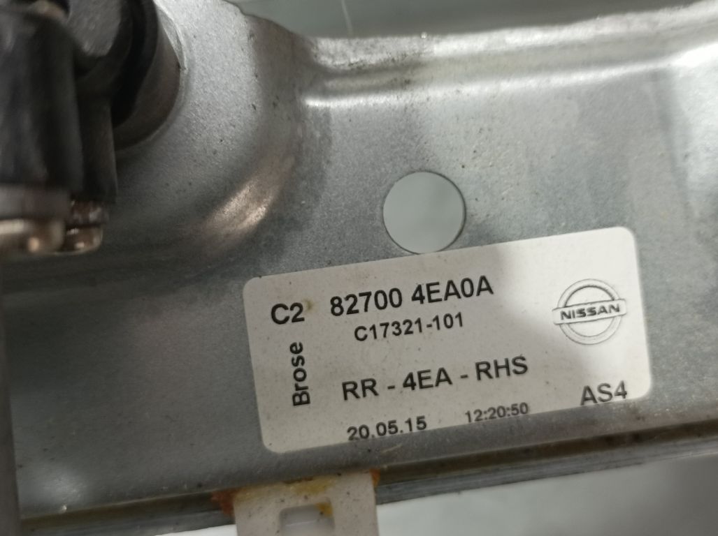 Elevalunas Trasero Izquierdo para Nissan Qashqai