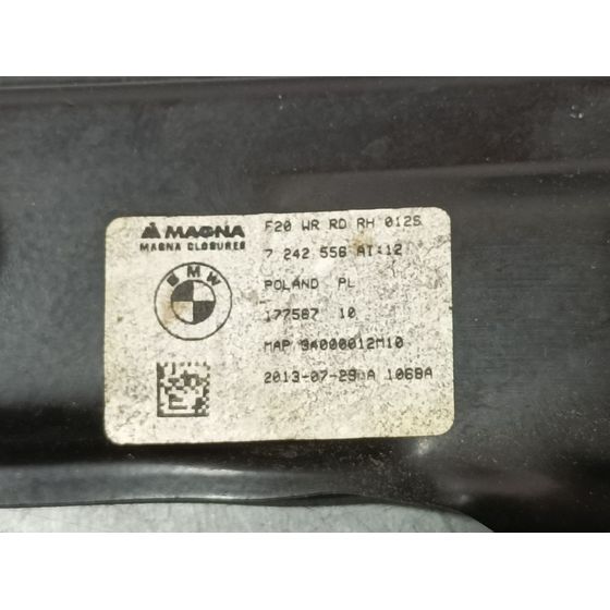 Elevalunas Trasero Derecho Para Bmw Serie 1 Lim.