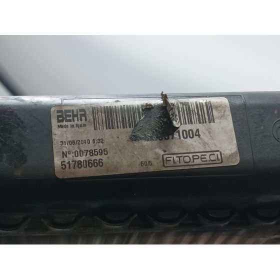 Radiador Agua Para Peugeot Bipper
