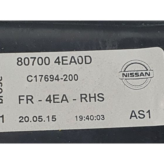 Elevalunas Delantero Derecho Para Nissan Qashqai