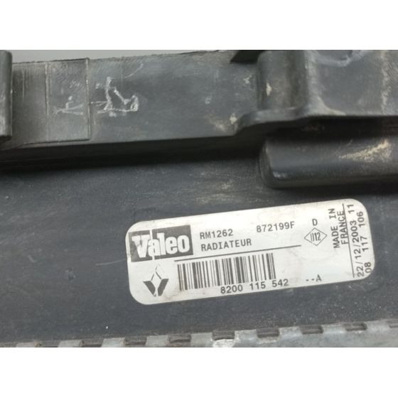 Radiador Agua Para Renault Scenic Ii