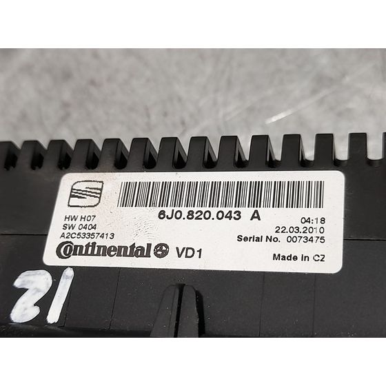 Mando Climatizador Para Seat Ibiza Sc