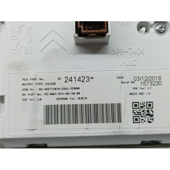 Cuadro Instrumentos para Peugeot 2008 (--.2013->)