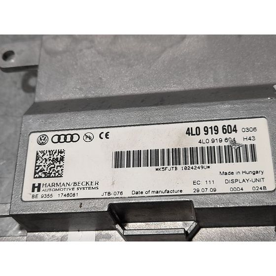 Pantalla Multifuncion Para Audi Q7